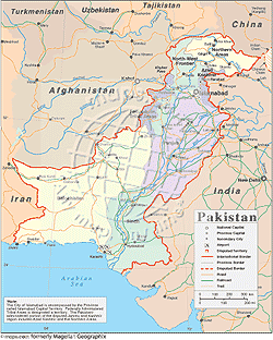 Pakistan Map Selection