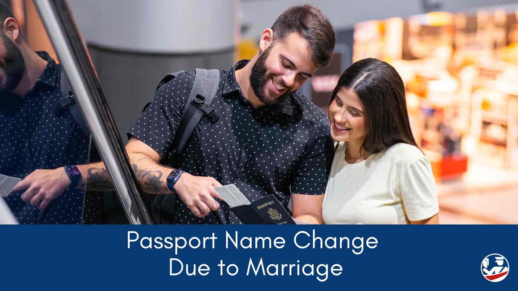 passport name change due to marriage.